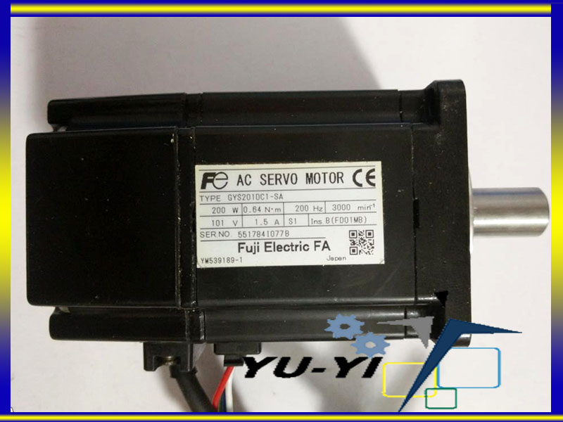 Fuji servo motor GYS201DC1SA PLC DCS SERVO Control MOTOR POWER